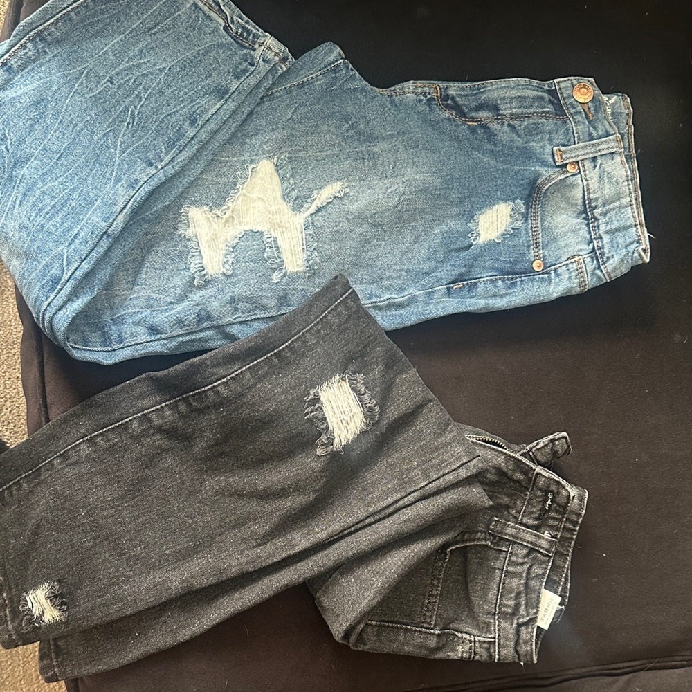 Jordache Kids Blue and Black Jeans